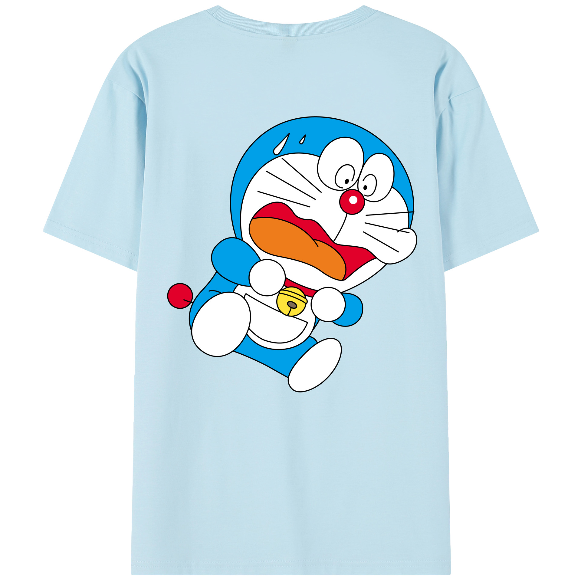 （画像用） ドラえもん Doraemon 綿100％半袖Tシャツ（背面プリント）